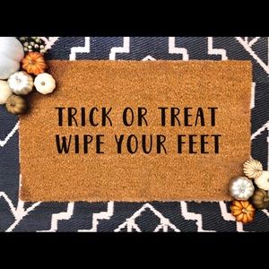 Trick Or Treat Halloween Doormat